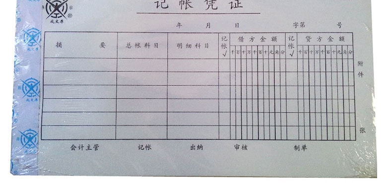 成文厚 丙式28记账凭证 手写单据 凭证纸21*12cm费用报销支出凭证 成文厚 丙式28记账凭证 手写单据 凭证纸21*12cm费用报销支出凭证