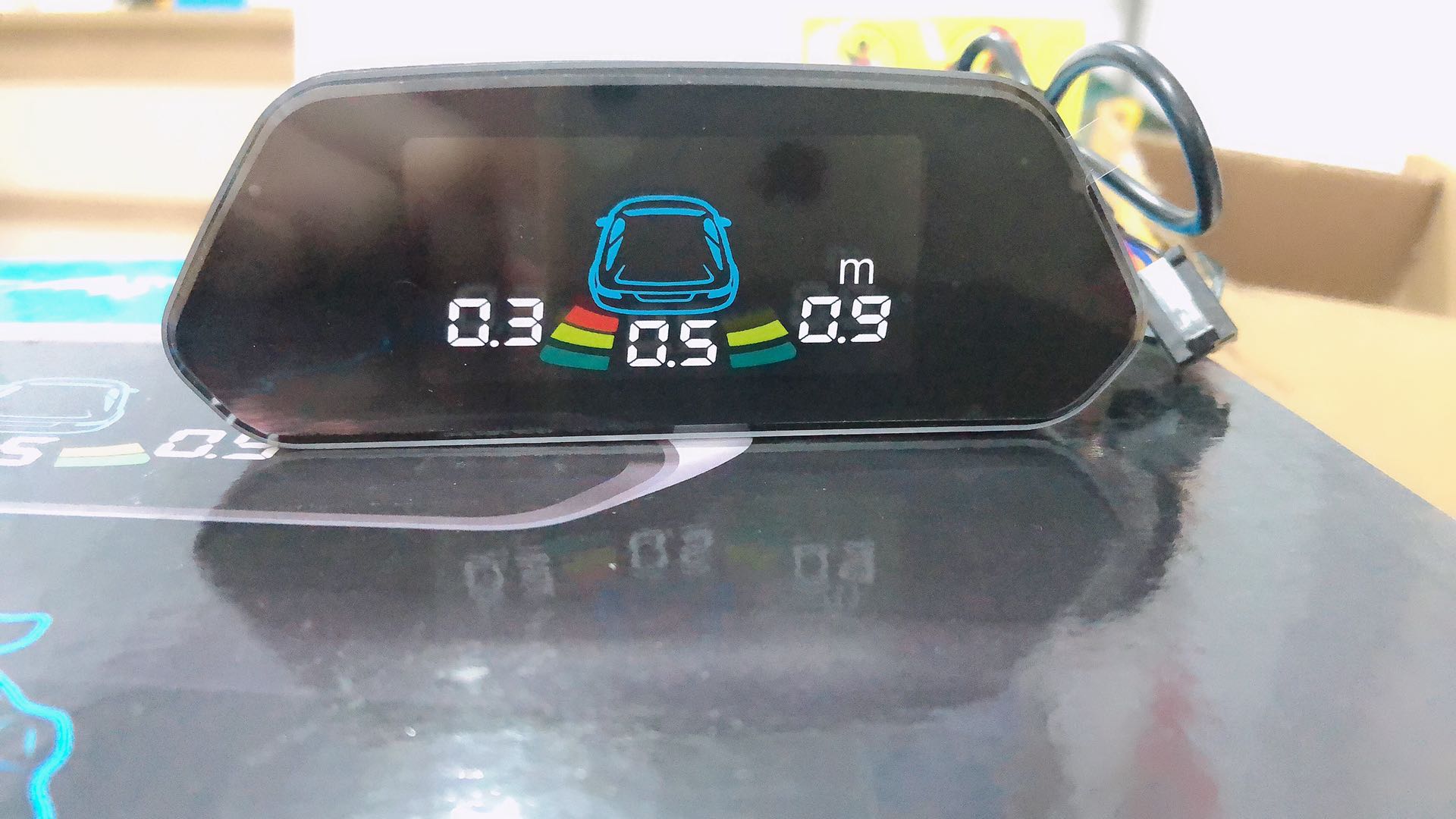 Iron General Reversing Radar 4 Probe Induction Alarm Car Distance Front and Rear Collision Avoidance System Front Radar