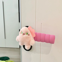 Cute door handle sheath winter anti-static door handle glove protective cover bedroom door handle anti-collision mat
