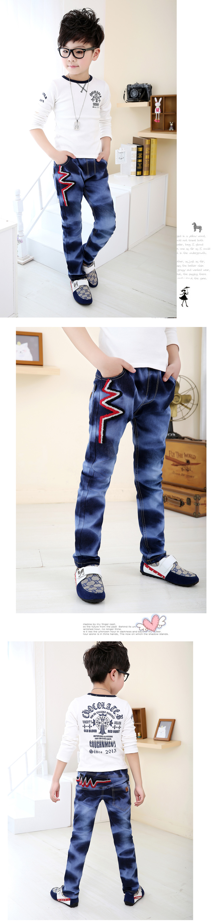 Pantalon garcon kl12321 en toile - Ref 2055014 Image 8