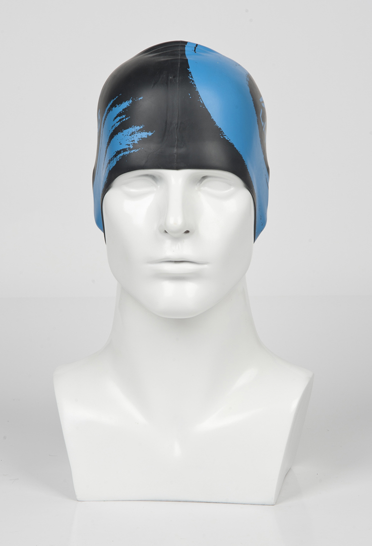 Mũ bơi Li Ning nam và nữ trẻ em người lớn thời trang bình thường silicone không thấm nước mui xe trượt in mũ bơi chuyên nghiệp 	mũ bơi speedo cho bé	