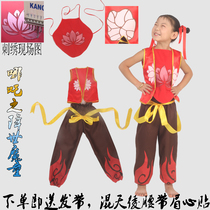 Which Witch Child descends to the world with clothes cos anime little Nezha male performance costume Halloween childrens costume girl