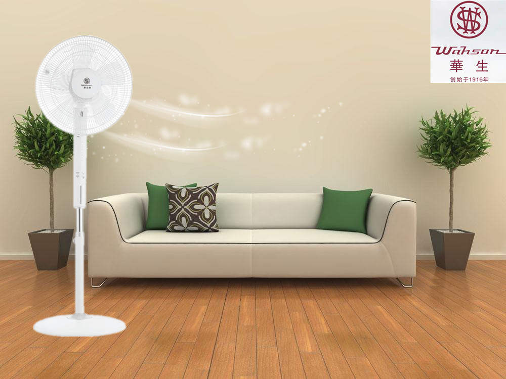 quạt mini để bàn Watson sàn quạt ký túc xá trong nước với đầu lắc thẳng đứng thời gian nâng câm điều khiển từ xa năm lá gió chính hãng - Quạt điện quạt hơi nước delites