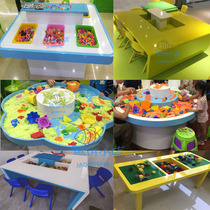 Naughty castle equipment Space sand table Building block table Handmade table Beaded sand pool Sand table Childrens paradise Manual experience hall