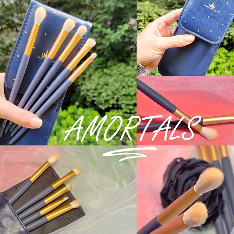 Ilwood eye shadow brush 5 pieces of eye makeup brush professional grab powder to look girls can collect portable portable