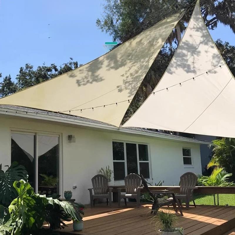 Triangular Sunshade Sail for Scenic Spots, Thickened Sun Protection Canopy, Outdoor Canvas, Household Tarpaulin Tent Fabric, Courtyard Outdoor Sunshade Triangular Sunshade Sail for Scenic Spots, Thickened Sun Protection Canopy, Outdoor Canvas, Household Tarpaulin Tent Fabric, Courtyard Outdoor Sunshade