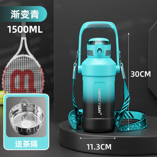 Large-Capacity Insulated Water Cup, Stainless Steel Thermos, Food-Grade Thermos, Household Outdoor Dormitory Student Kettle