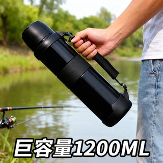 Insulated Kettle with Extra-Large Capacity for Outdoor Camping, Fishing, and Car Use, Made of 304 Stainless Steel, Large Size for Construction Site Use