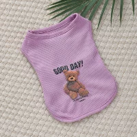 Вафельный жилет-фиолетовый