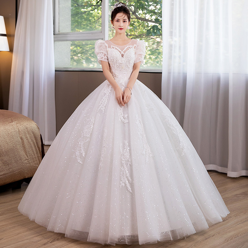 Французское легкое свадебное платье 2026 new bride goes out in unison, основная пряжа серии forest, высококачественная текстура, простое и маленькое летнее платье