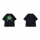 Минималистский мультипликационный мультфильм американский стиль старая вода для мытья вода ретро круглую шею bf ветры Помело свободно