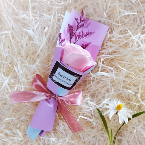 Мыло с розой в составе на день матери на день Святого Валентина, подарок на день рождения