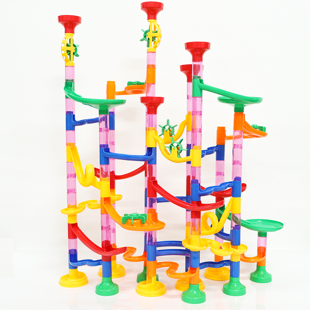 Large track ball building blocks water pipe assembly puzzle assembly children's toys boys 3-6 years old pipe building blocks