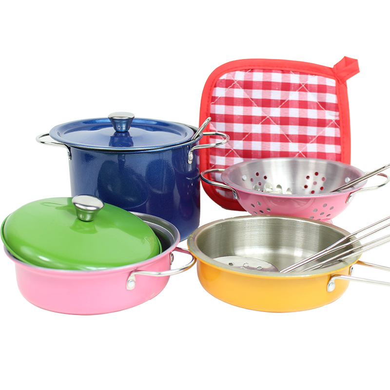 Dress Home Wine Children Toys 11 Suit Emulation Cookware Stainless Steel Cutlery Emulation Toy Stainless Steel