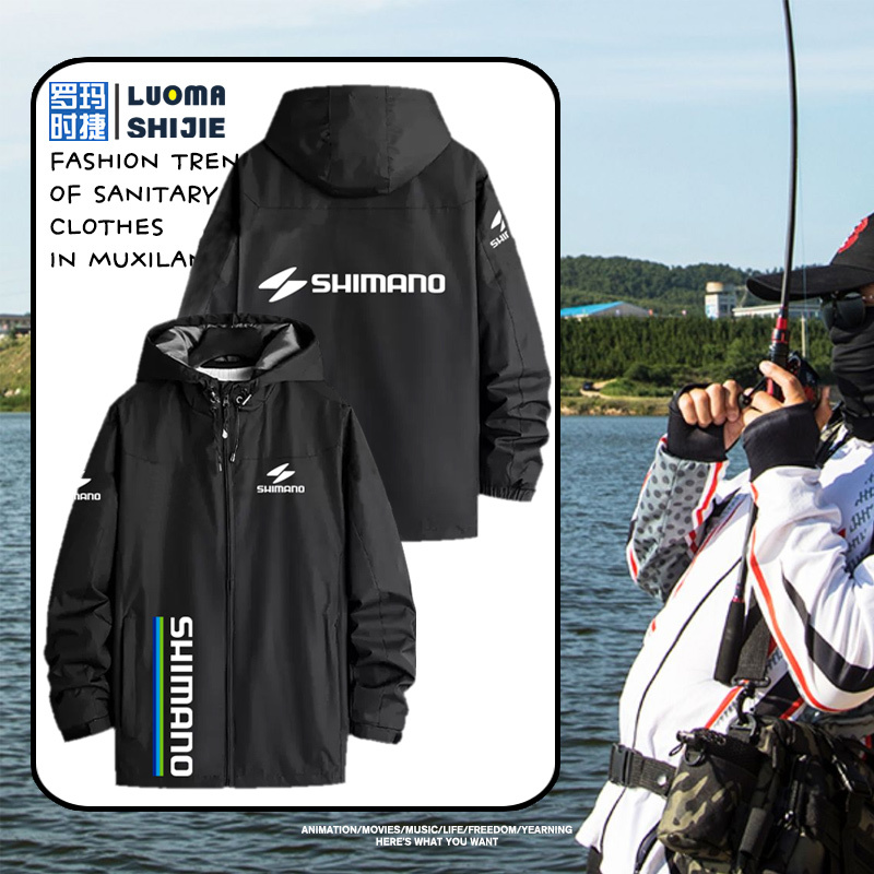 Fishing Clothing for Autumn and Winter, Cold-Proof, Waterproof, Warm, Thickened, Outdoor Fishing, Sea Fishing, Softshell Jacket, Fleece-Lined Outerwear