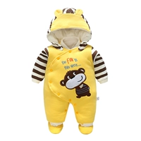 Желтая диагональная обезьяна хлопковая одежда