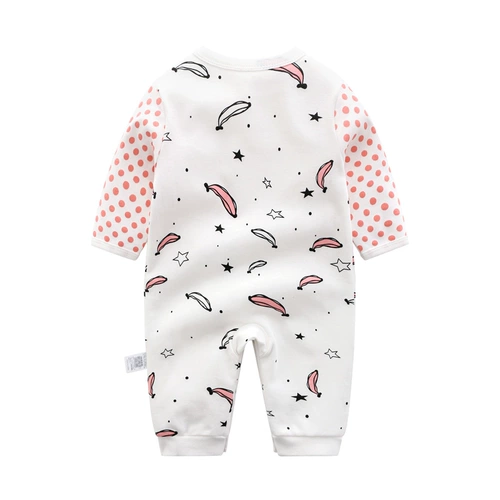 Детское демисезонное осеннее боди подходит для мужчин и женщин для девочек, комбинезон для новорожденных для выхода на улицу, 0-6-12 мес.