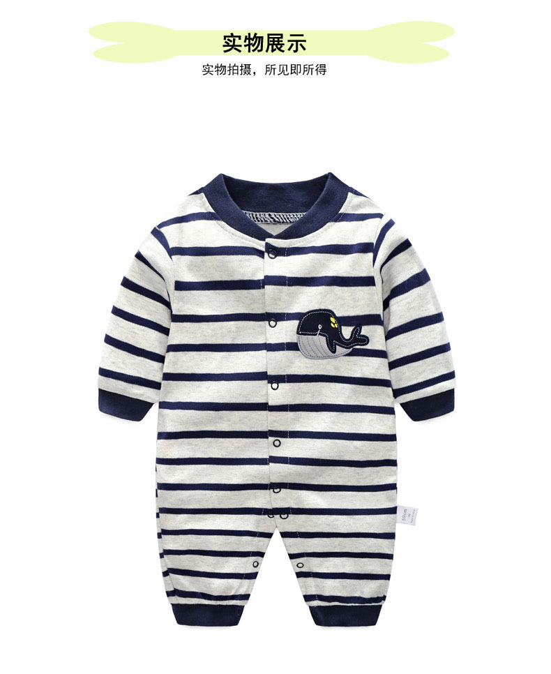 Quần áo trẻ sơ sinh nam sơ sinh cotton 0-3-12 tháng quần áo bé trai