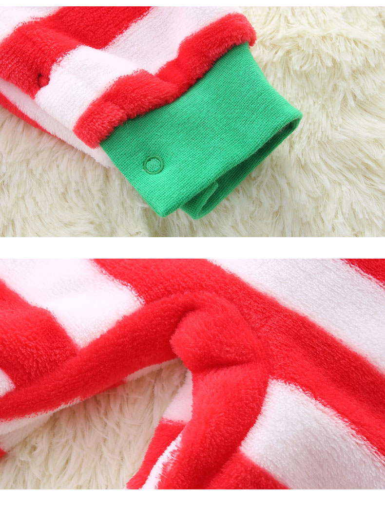 Bộ đồ ngủ trẻ em Flannel Quần áo Xiêm 0 tuổi 3 tháng nam nữ mặc mùa thu đông mặc mùa đông cộng với romper nhung áo trẻ em