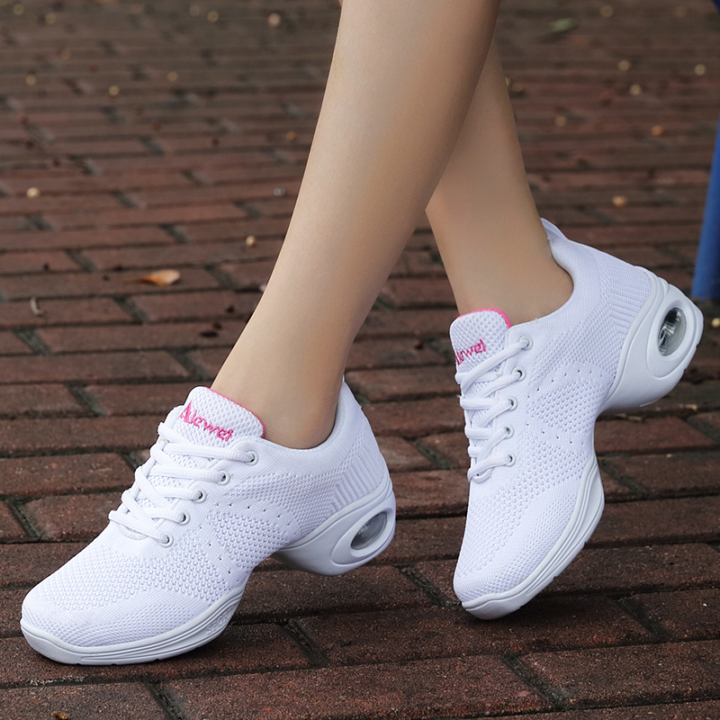 Arleway 2021 Square Dance Shoe Adult Fall Soft Bottom Water Dancing Shoes Jazz mesh Breathable Dancing Shoes Female