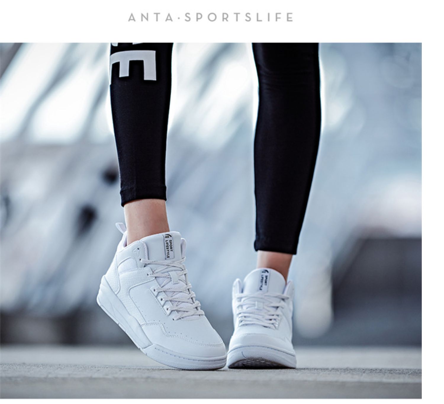 Anta high-top sneakers giày nữ 2019 mùa thu mới giày thể thao thoáng khí trang web chính thức giày nhỏ màu trắng thủy triều - Dép / giày thường giày thể thao nữ trắng