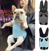 Go out with a dog bag bike to facilitate back kitty bag Back on chest Cat Dog Double Shoulder Bag Back Big Pooch Pet Bag