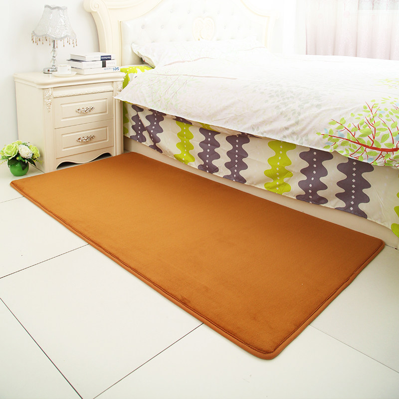 Home Minimalist Modern Thickened Coral Suede Living Room Tea Table Bedroom Floor Mat Floating Window Bed Edge Customizable Washout Mat