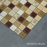 Хрустальная стеклянная мозаика красная, желтая, синяя и зеленая кофейная фона стена кухня и рыба -пруд для ванной комнаты