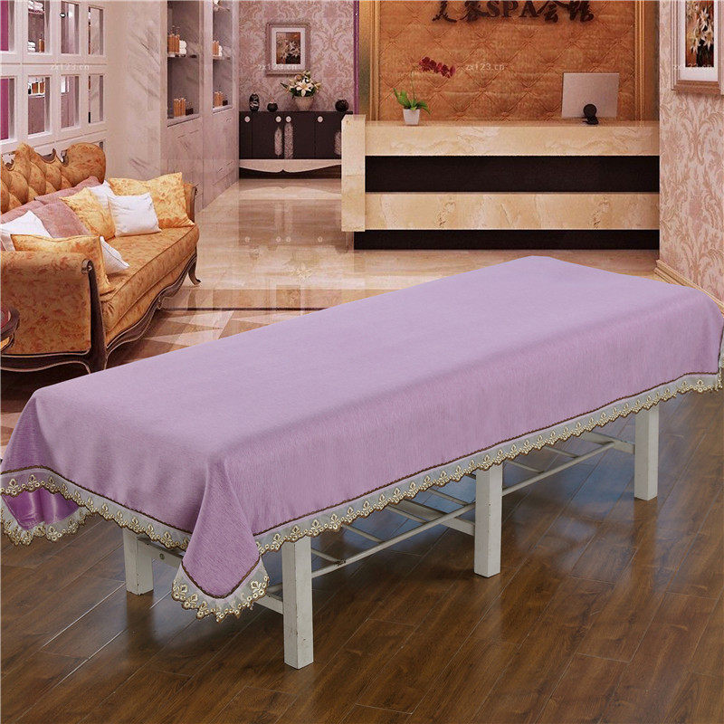 Bamboo cotton material beauty bed bed linen beauty bed bed linen beauty salon special physiotherapy massage sheet custom with holes