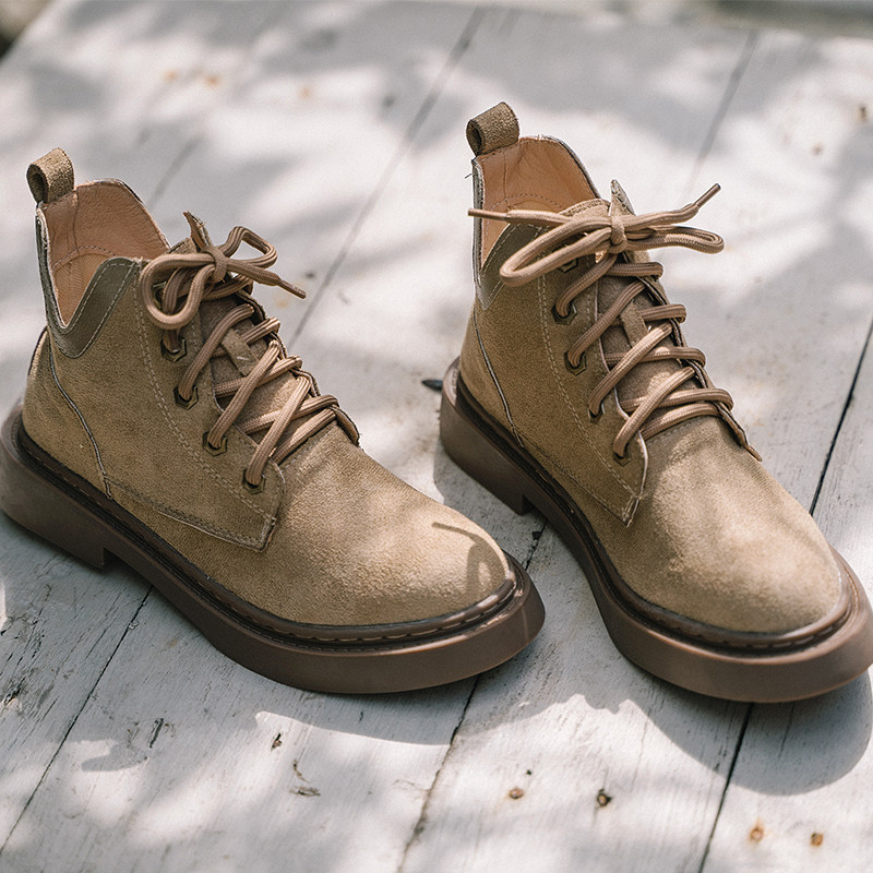 Autumn and winter travel boots with skirts Net Red Martin boots Women's British style thin style tide ins small booties tide