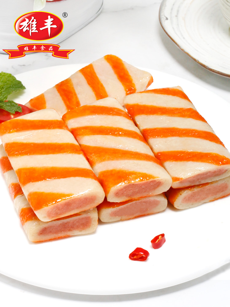 Xiongfeng sandwich imitation crab row crab stick package heart crab row 500g hot pot fried barbecue oden ingredients