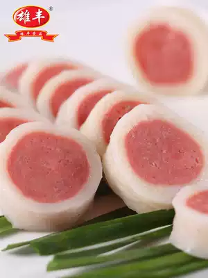 Xiongfeng imitation abalone slices elbow flower rolls 500g Oden ingredients Restaurant wholesale hot pot ingredients Malatang
