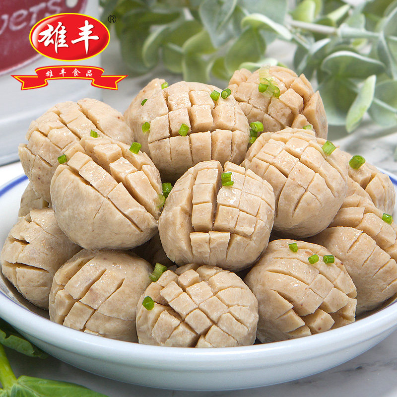 Xiongfeng blossom pork balls 500g BBQ hot pot meatballs Oden spicy hot pot ingredients wholesale