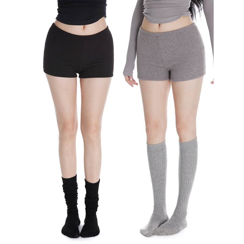 Itsdinn "Basic Series" Well-Fitting High-Waisted Safety Shorts That Can Be Worn as Outerwear for Women