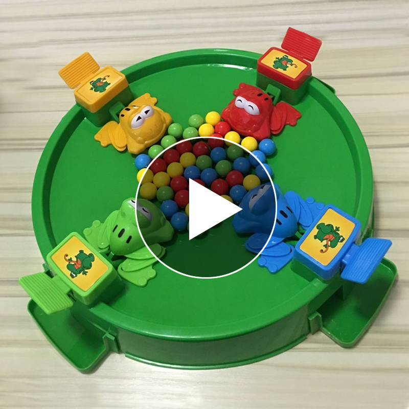 Shivering crazy greed for eating a frog eating a bean toy double interactive table tour children's puzzle snatched beans for a bean-to-bean game