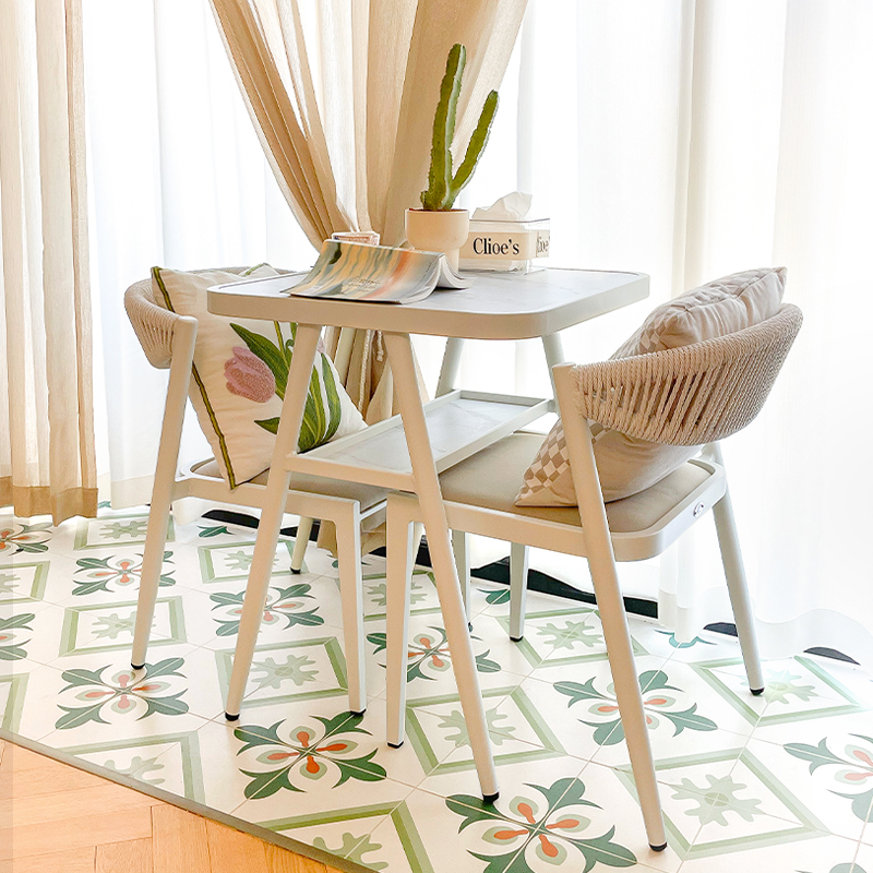 Balcony small table and chairs Leisure three sets arranged outdoor net red rattan chair small family type one table two chairs tea table and chairs combination-Taobao