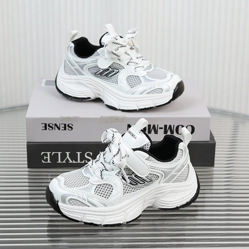 Туфли, летняя детская дышащая спортивная обувь для мальчиков, нескользящая повседневная обувь