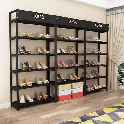 Boutique shopping mall supermarket bag display Cosmetics men's and women's children's pregnant and baby storage floor-to-ceiling multi-layer shoe shelf cabinet