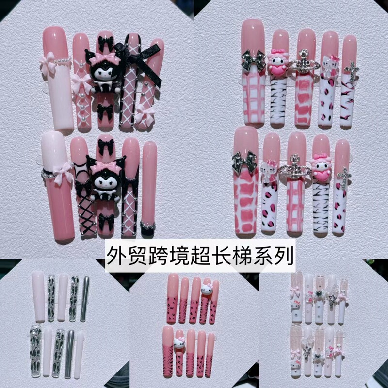 Foreign Trade European and American Style ins Wearable Nail Patches, Fake Nails, Nail Art Pieces, Cross-Border Style Foreign Trade European and American Style ins Wearable Nail Patches, Fake Nails, Nail Art Pieces, Cross-Border Style
