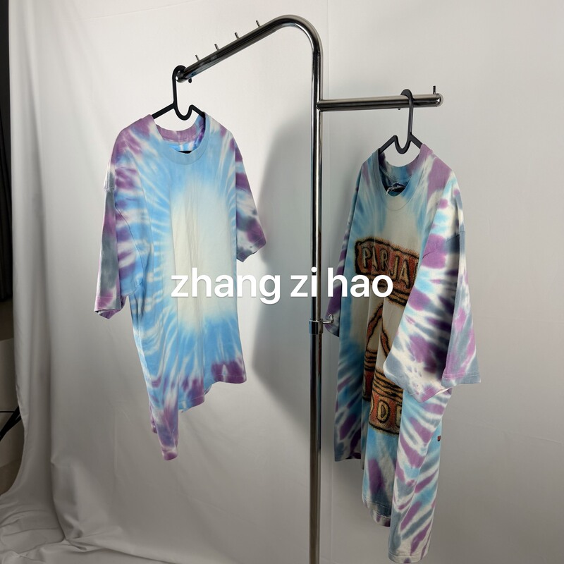 I Am Not Z Autonomous Vintage 90S Temple Tie-Dye Limited Edition Street Fashion