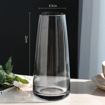 Light luxury modern simple creative Nordic ins living room flower arrangement dry flower Net red glass bottle table decorations ornaments