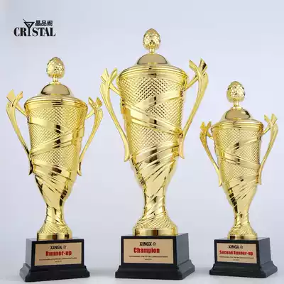 Creative sports competition Metal trophy customization Custom football basketball trophy award production