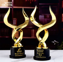 Taurus bonus is the year of the cow trophy customized crystal custom large annual meeting Awards lettering new atmospheric souvenir
