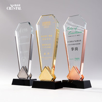 Creative Metal Incentive Trophy High-end Real Estate Customized Medals Gold Silver and Copper Awards Souvenir Enterprise Honor Customized