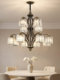 American-Style Double-Layer Chandelier for Villa, Hotel, Living Room, Staircase, Duplex Building, Self-Built House, Restaurant, Bar, Three-Story