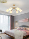 American-Style Minimalist Living Room Lamp, All-Copper New Model Dining Room Semi-Pendant Lamp, Nordic Creative Bedroom Master Bedroom Main Light Ceiling Lamp