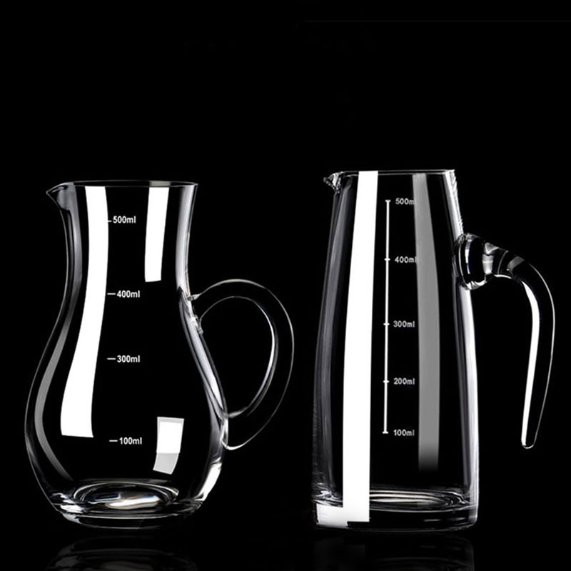 Liquor dispenser, red wine decanter, home jug, jug, justice cup, crystal glass with scale wine cup set