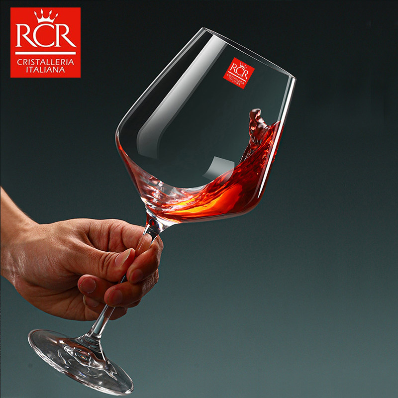 Italian RCR Burgundy crystal glass red wine glass goblet wine glass Burgundy diamond wine glass