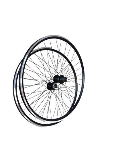 GIANT/捷安特平把公路车700C轮组旅行车V碟二用轴承轮毂轮盘