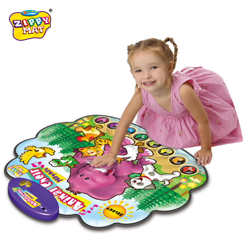 Boys, girls, children, infants, early education, educational, electronic learning, music mat, animal game blanket, toy gift
